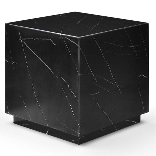 Whiteline Modern Iris Black Side Table