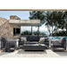 Whiteline Modern Karen 4-Piece Outdoor Patio Sofa Lounge Set