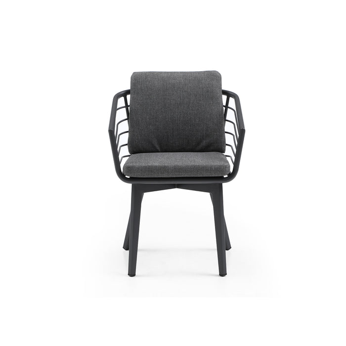 Whiteline Modern Kassey Outdoor Dining Armchair