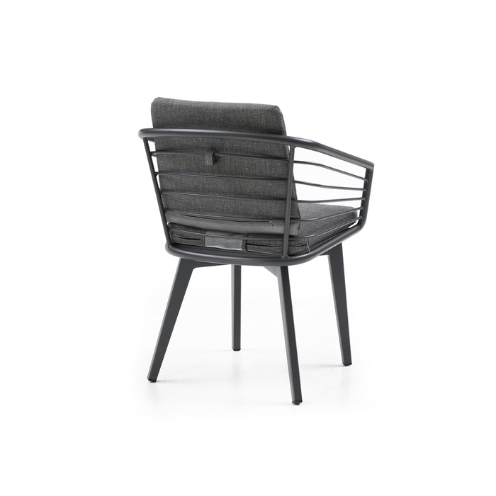 Whiteline Modern Kassey Outdoor Dining Armchair