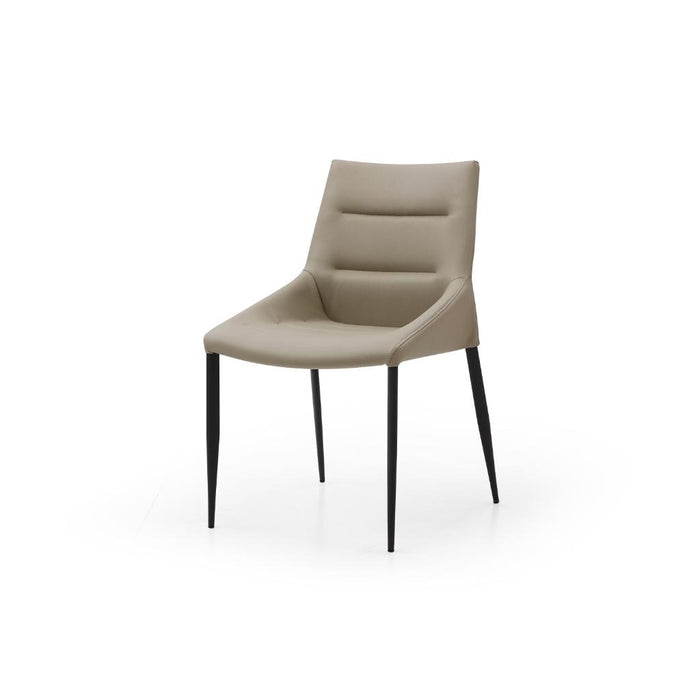 Whiteline Modern Kaya Grey Dining Side Chair