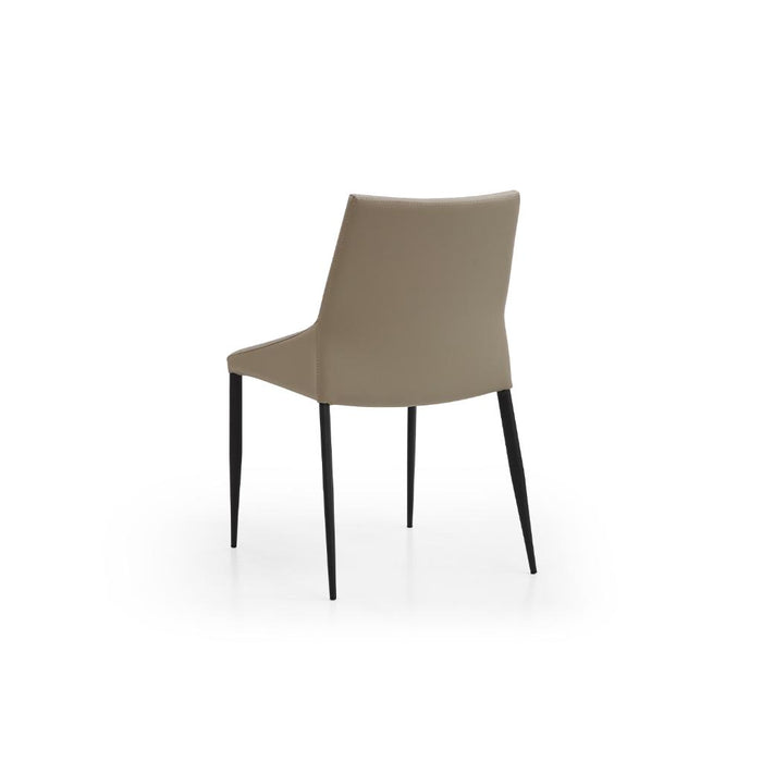 Whiteline Modern Kaya Grey Dining Side Chair