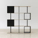 Anderson Teak Alliance Geometric Black & Beige Wood Bookcase