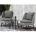 Whiteline Modern Koala 3-Piece Outdoor Patio Porch Chair Set