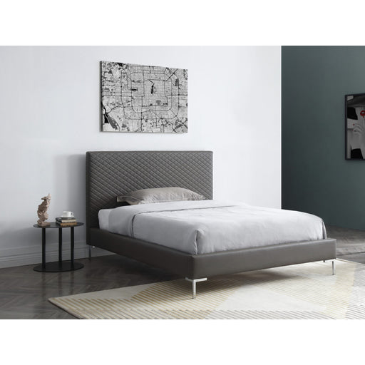 Whiteline Modern Liz Faux Leather Full Size Bed