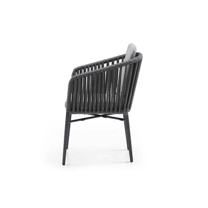 Whiteline Modern Lynn Outdoor Dining Amrchair