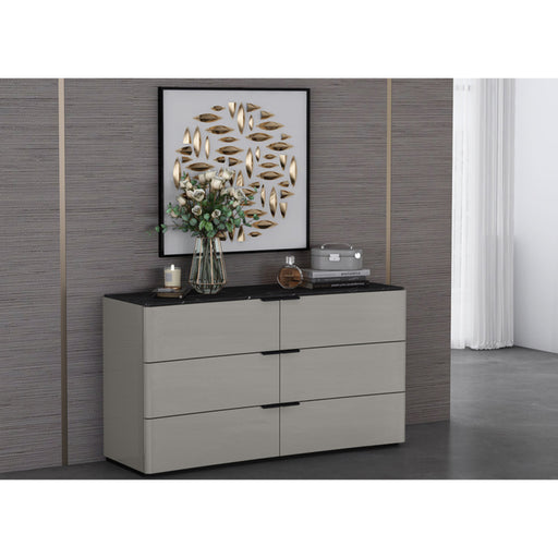 Whiteline Modern Massimo High Gloss Wide Double Dresser