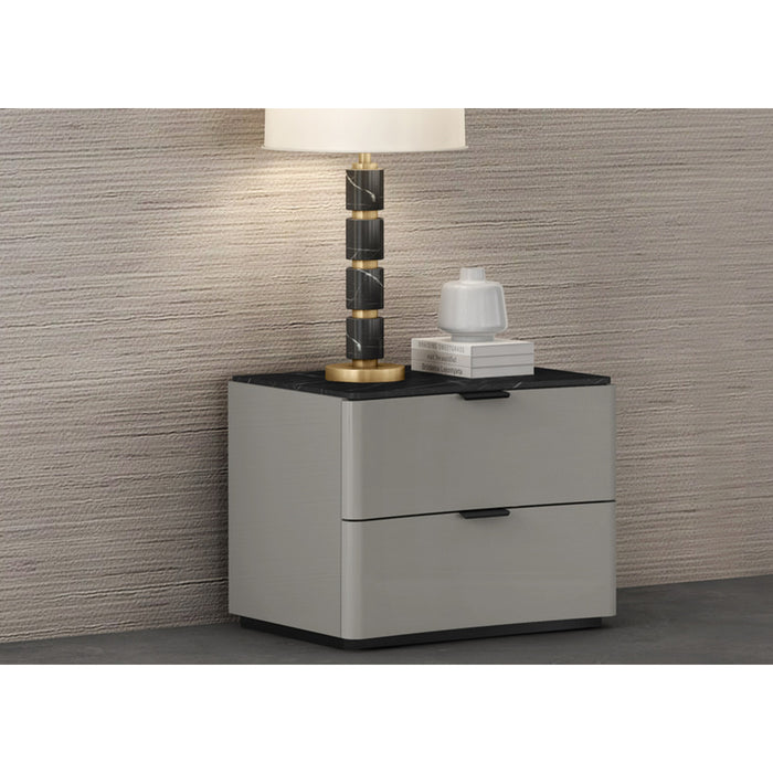 Whiteline Modern Massimo High Gloss Nightstand