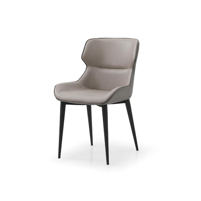 Whiteline Modern Morocco Grey Dining Side Chair
