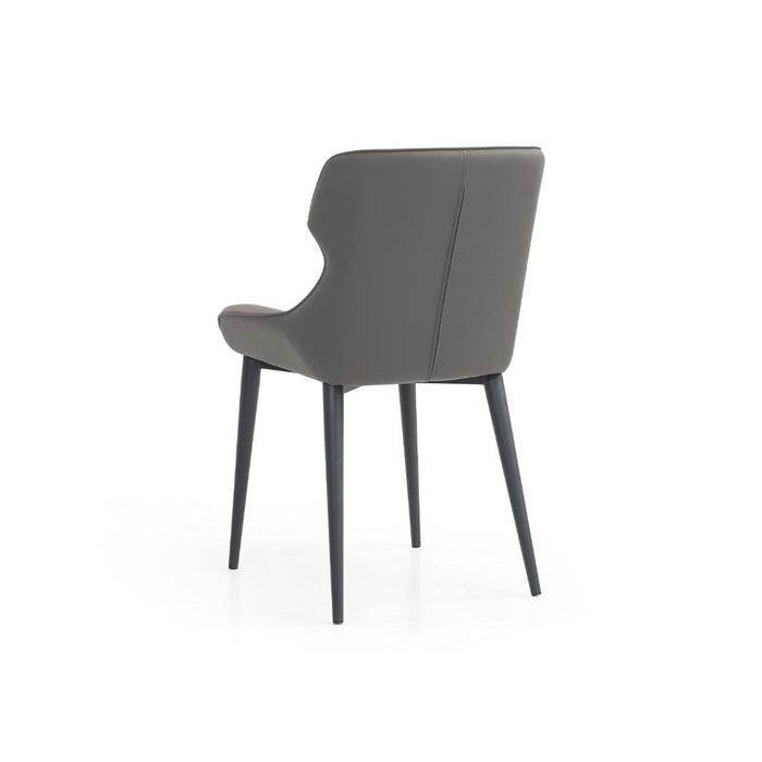 Whiteline Modern Morocco Grey Dining Side Chair