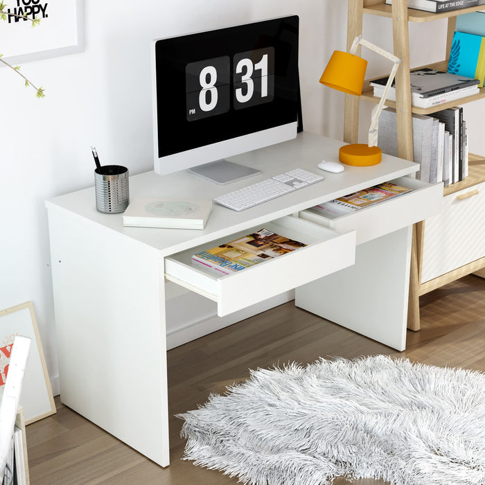 Anderson Teak Sira White Wood 47″ Writing Desk