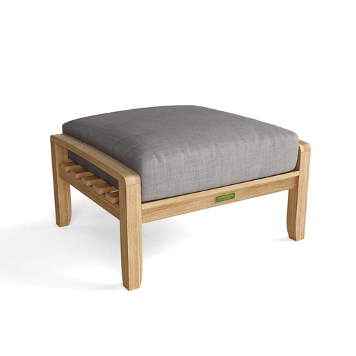 Anderson Teak Natsepa Honey Golden Brown  Outdoor Wood Ottoman