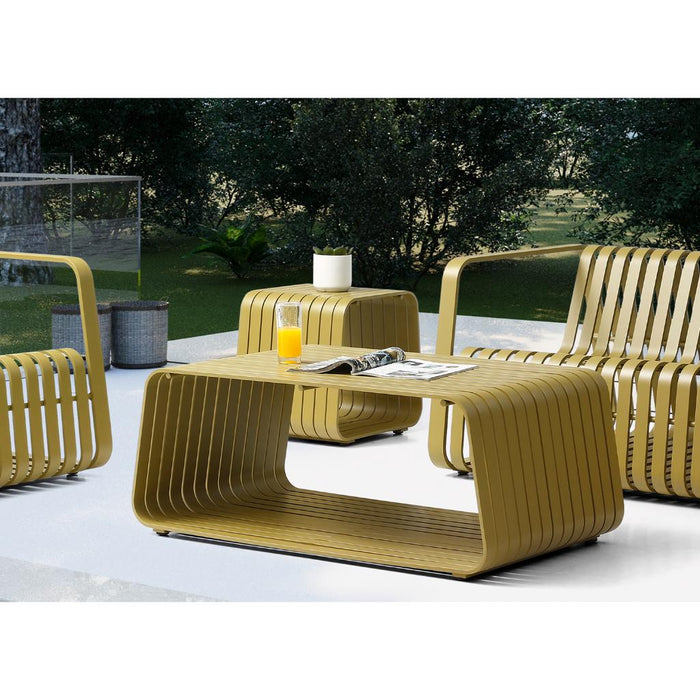 Whiteline Modern Ocean Indoor/Outdoor Coffee Table
