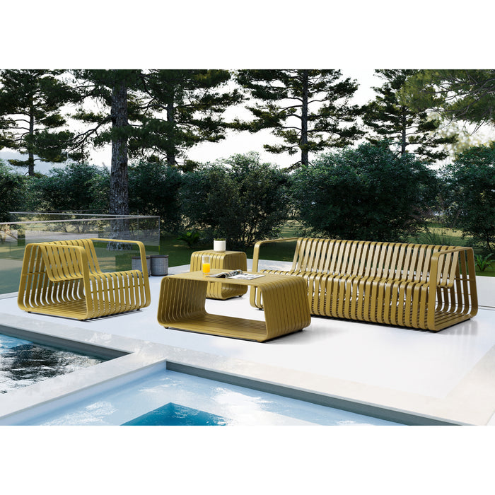 Ocean Indoor/Outdoor Green Aluminum Set