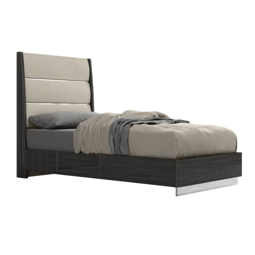 Whiteline Modern Pino Dark Grey Twin Size Bed 