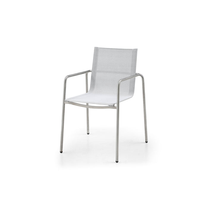 Whiteline Modern Paola Outdoor Dining Armchair