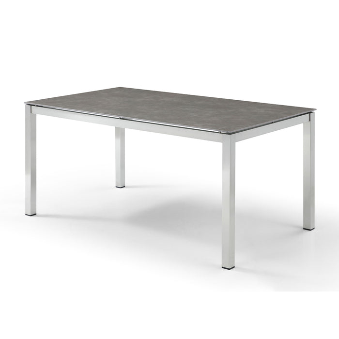 Whiteline Modern Paola White Outdoor Dining Table