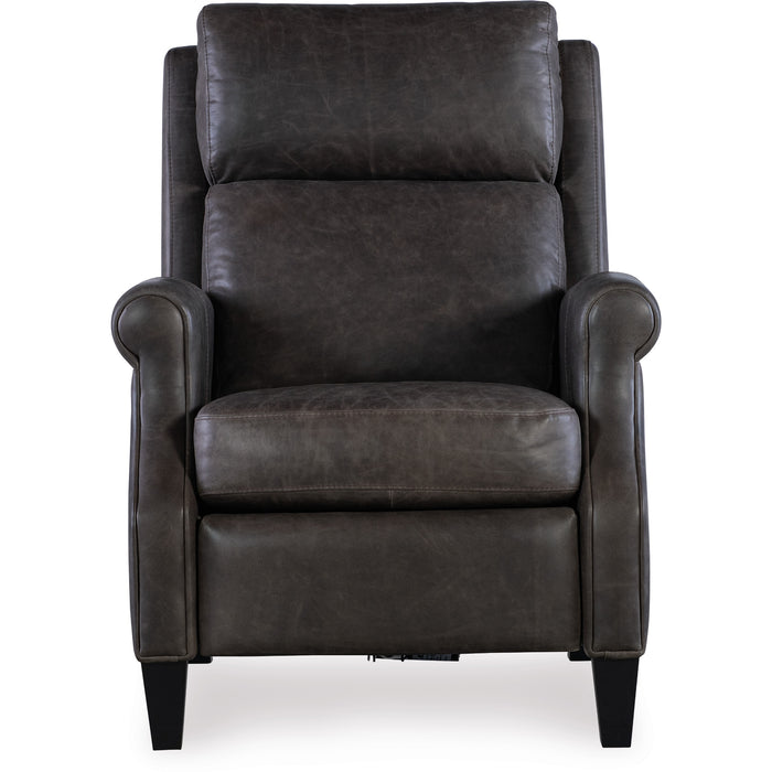 Hooker Furniture Hurley Power Grey Leather Recliner RC103-PH-095