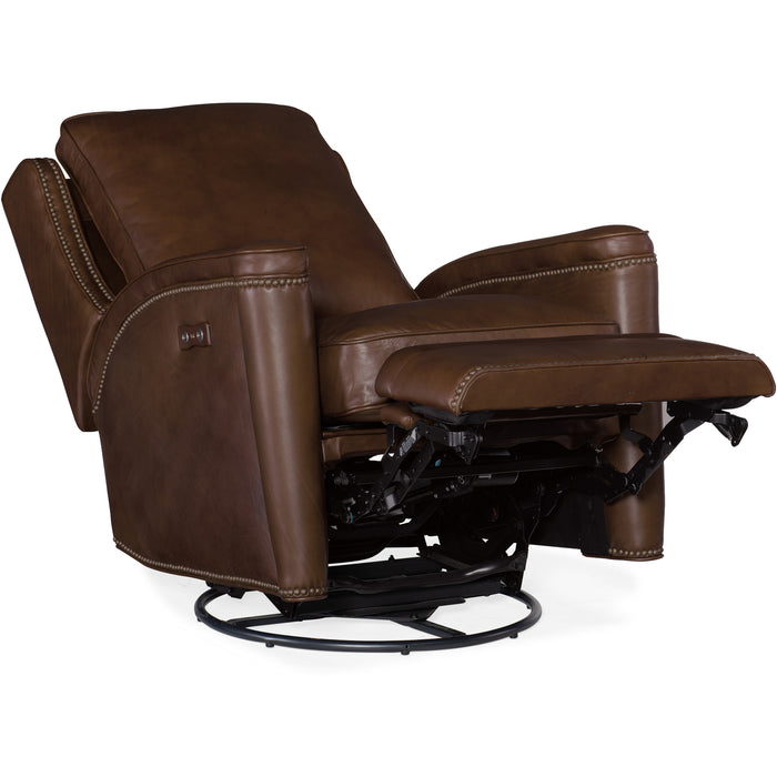 Hooker Furniture Brown Rylea PWR Swivel Glider Recliner RC216-PSWGL-088