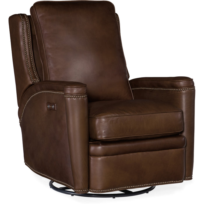 Hooker Furniture Brown Rylea PWR Swivel Glider Recliner RC216-PSWGL-088