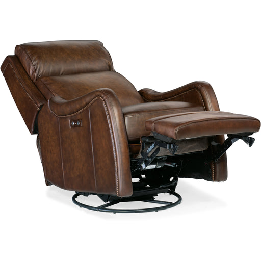 Hooker Furniture Brown Stark PWR Swivel Glider Recliner RC234-PSWGL-087