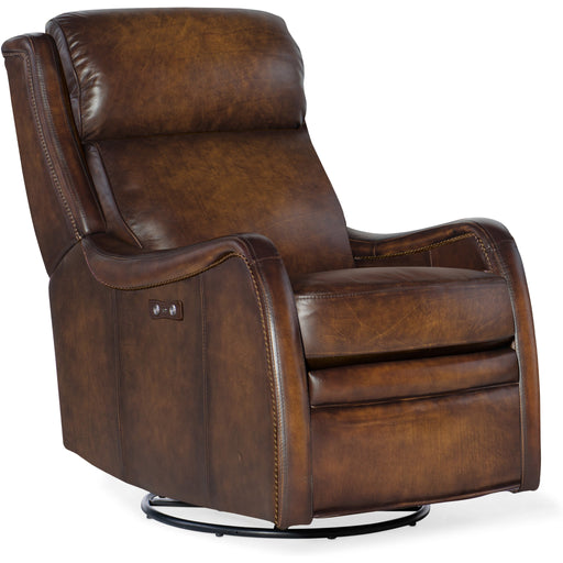 Hooker Furniture Brown Stark PWR Swivel Glider Recliner RC234-PSWGL-087