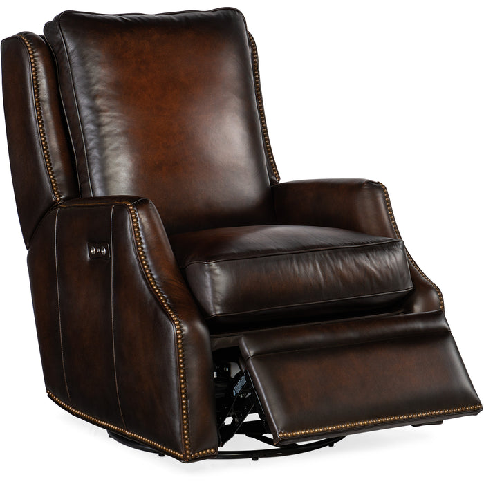 Hooker Furniture Brown Kerley PWR Swivel Glider Recliner RC260-PSWGL-086