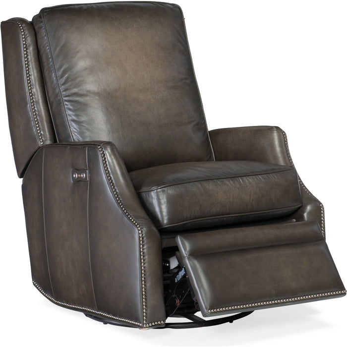 Hooker Furniture Grey Kerley PWR Swivel Glider Recliner RC260-PSWGL-095