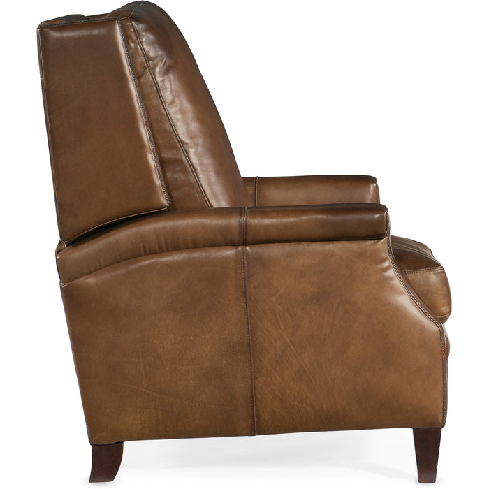 Hooker Furniture Brown Collin Manual Push Back Recliner RC379-PB-083