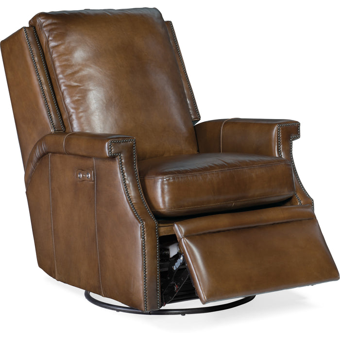 Hooker Furniture Brown Collin PWR Swivel Glider Recliner RC379-PSWGL-083