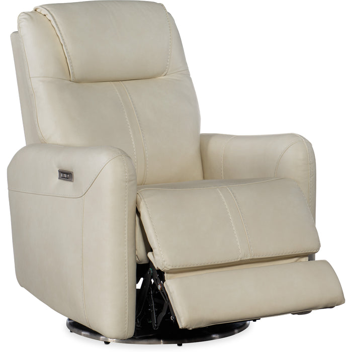 Hooker Furniture Beige Steffen Swivel Power Recliner RC601-PHSZ-003