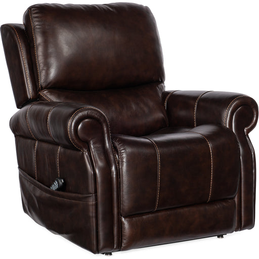 Hooker Furniture Brown Leather Eisley Power Recliner RC602-PHLL4-089