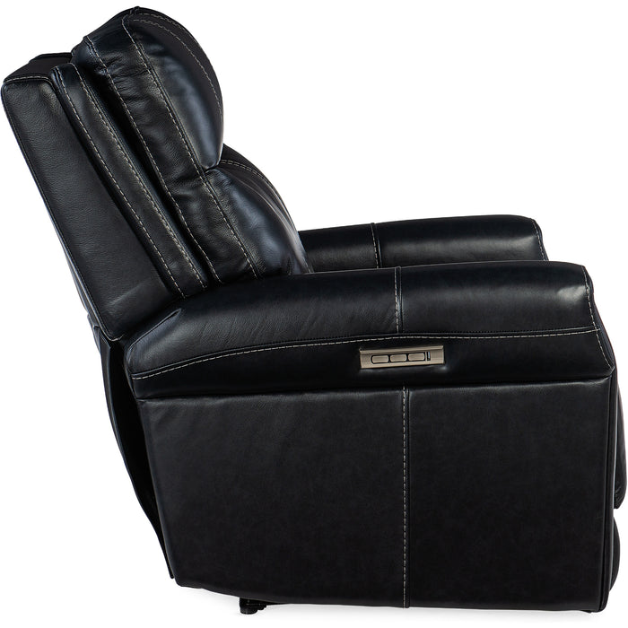 Hooker Furniture Black Carroll Power Recliner RC603-PHZL-099