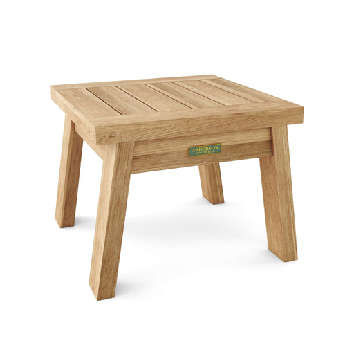 Anderson Teak Palermo Outdoor Wood Square Side Table