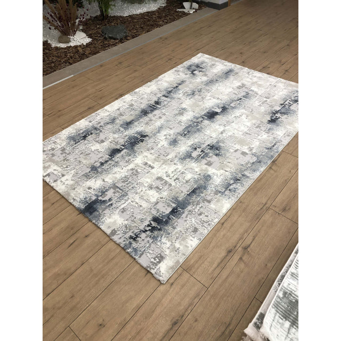 Whiteline Modern Enya Abstract Jute Indoor Area Rug