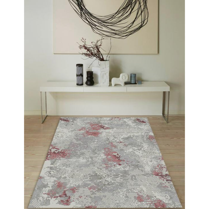 Whiteline Modern Elisa Abstract Jute Indoor Area Rug