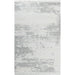 Whiteline Modern Marga Abstract Grey Cotton Indoor Area Rug