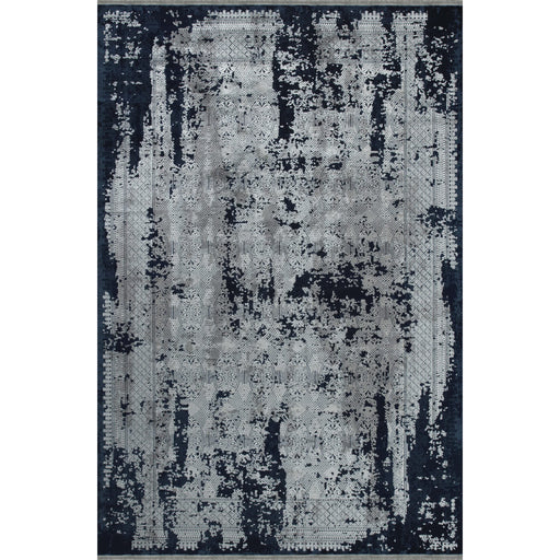 Whiteline Modern Juliet Grey Cotton Indoor Area Rug