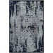 Whiteline Modern Juliet Grey Cotton Indoor Area Rug