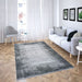 Whiteline Modern Deborah Grey Cotton Indoor Area Rug