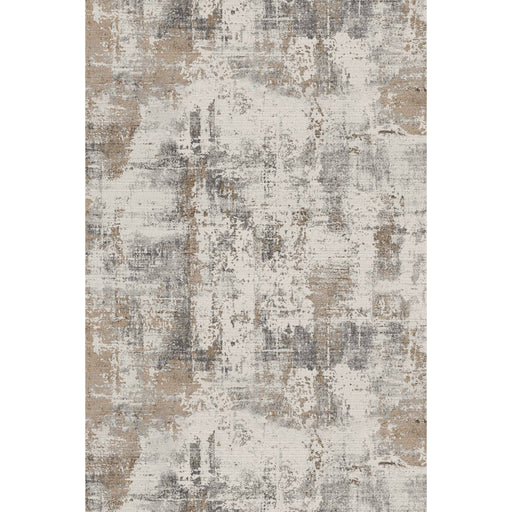 Whiteline Modern Goldy Abstract Cotton Indoor Area Rug