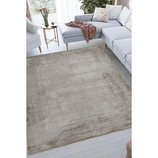 Whiteline Modern Kelly Grey Abstract Indoor Area Rug