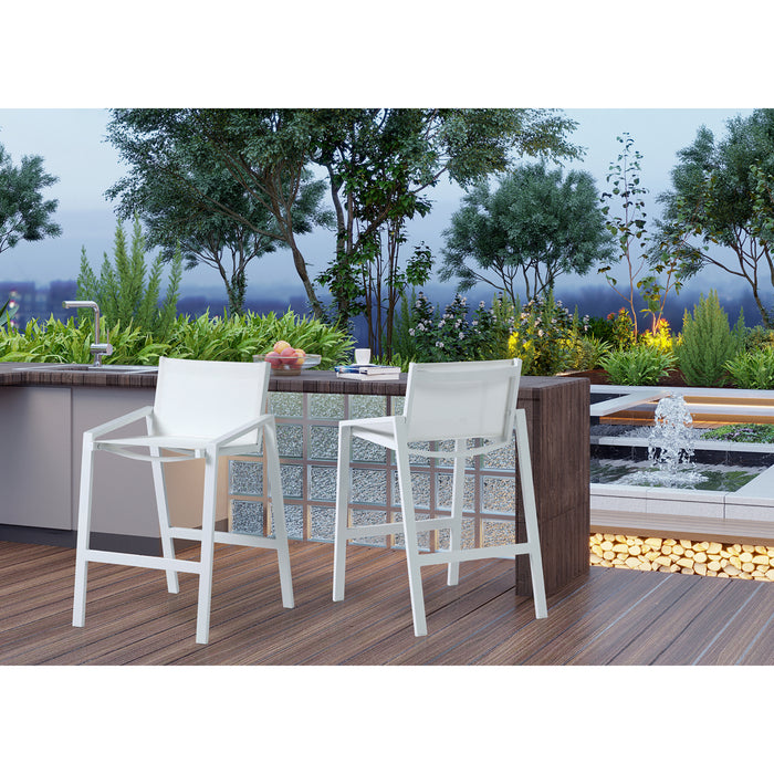 Whiteline Modern Rio Outdoor Barstool 