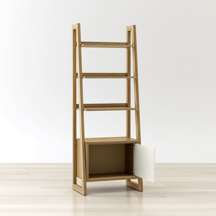 Anderson Teak Kathy Natural Beige Wood Ladder Shelf