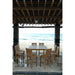 Anderson Teak Bar Table and 8 Chairs Bar Table