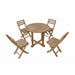 Anderson Teak Dining Table and 4 Chairs MONTAGE ALABAMA 5-PC