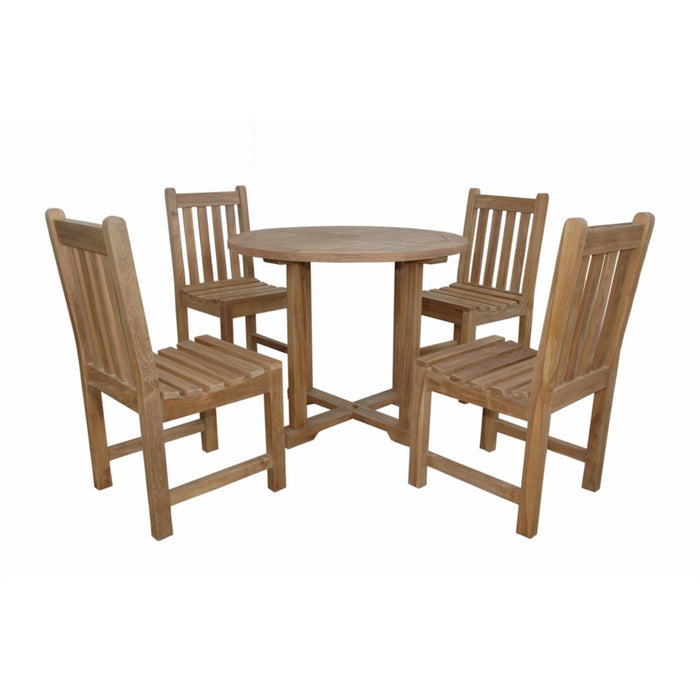 Anderson Teak Outdoor Patio Dining Set MONTAGE BRAXTON 5-PC