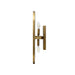 Sunpan Modern Sidra 22" Tall Brass Wall Sconce