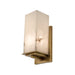 Sunpan Modern Kinu 20" Tall Brass Wall Sconce