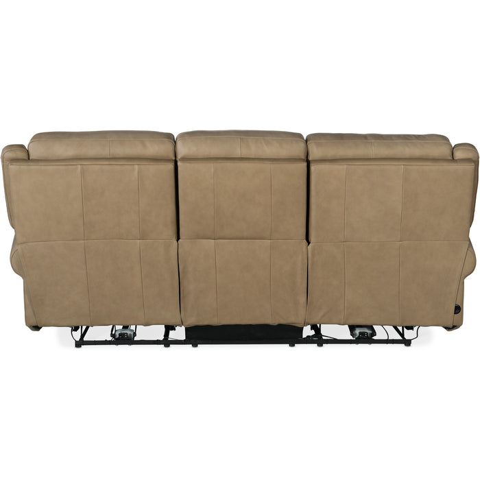 Hooker Furniture Leather Reclining Oberon Zero Gravity Power Sofa